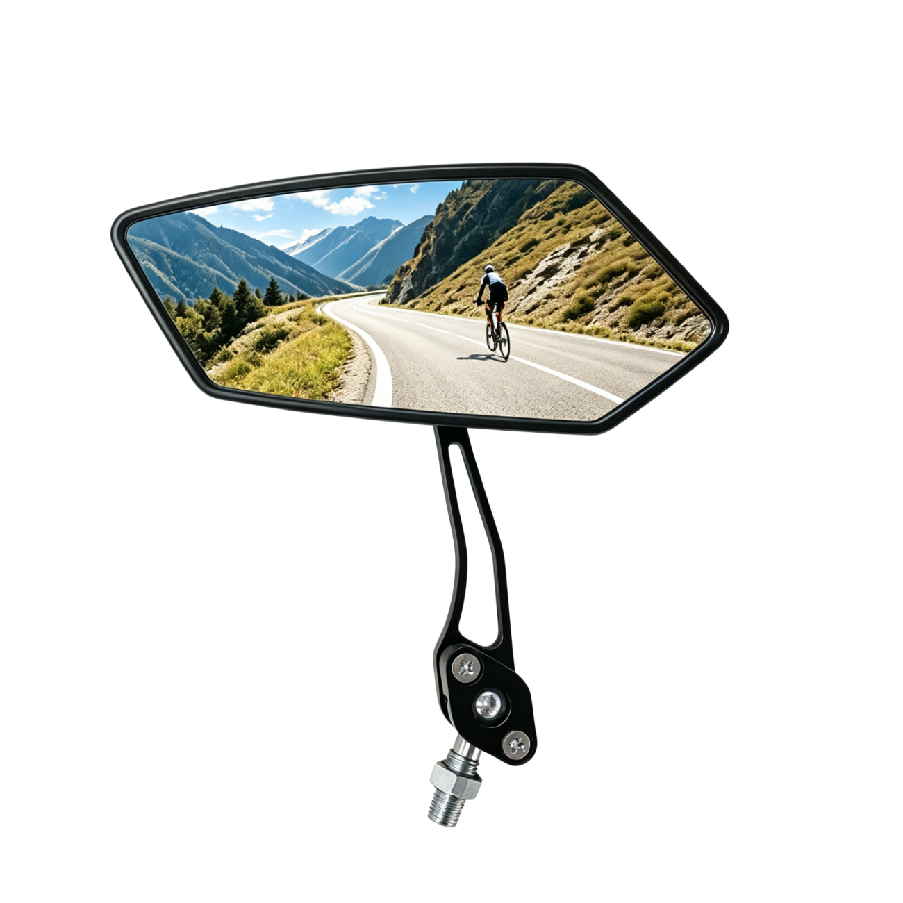 Bicycle Mirrors E-Bike Rearview Mirrors 1 Pair Right Left MTB City Bike Mirror Rotatable And Adjustable Wide Angle Rear View photo 3