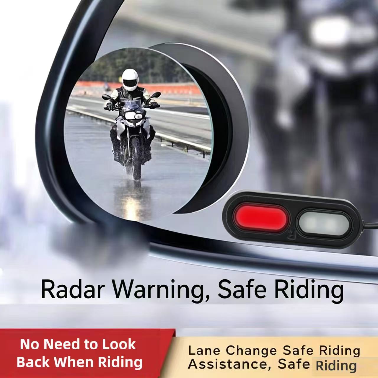 Motorcycle Blind Spot Monitoring 24G Millimeter Wave BSD Pre Alert photo 4