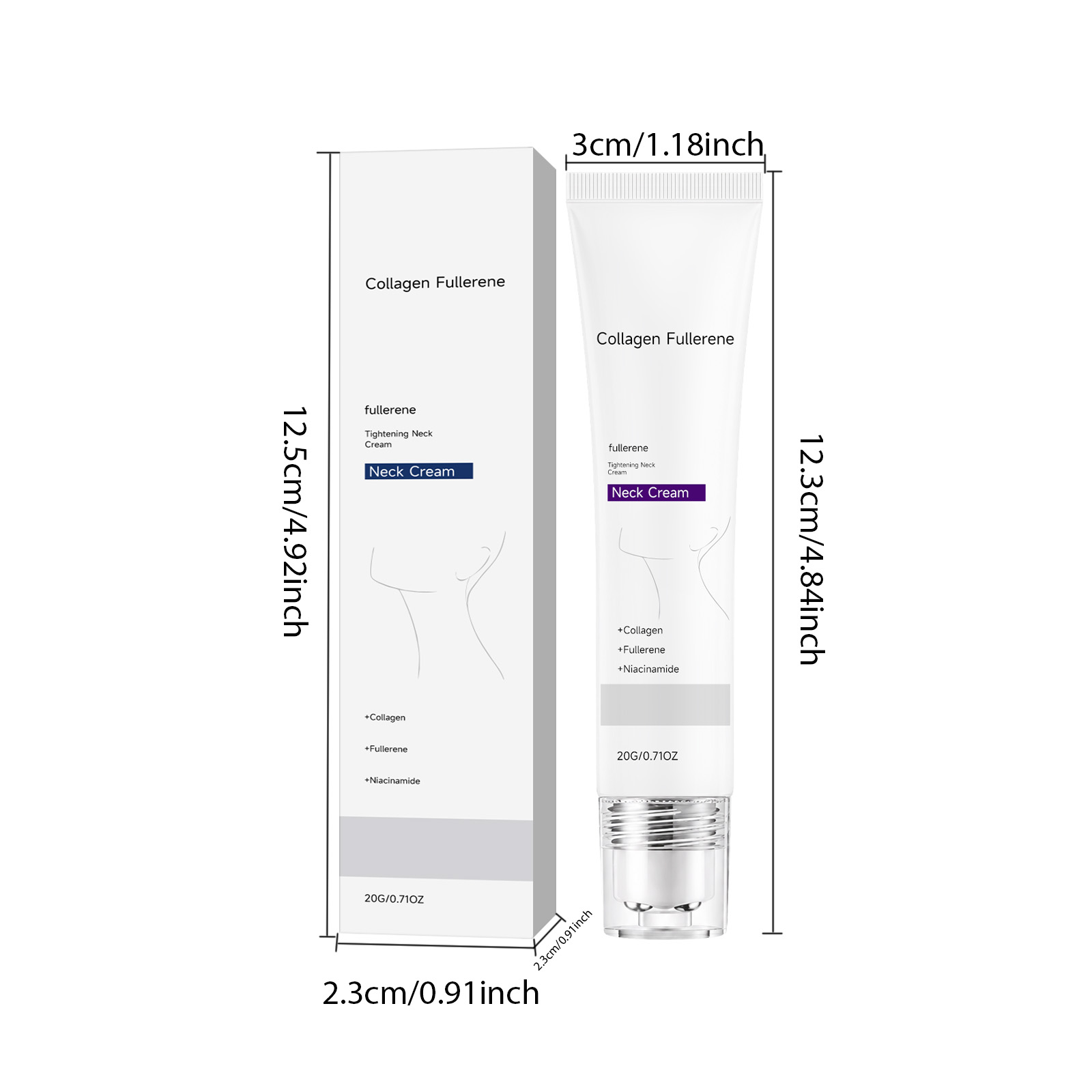 Moisturizing Tightening Neck Cream 20g 1box photo 8