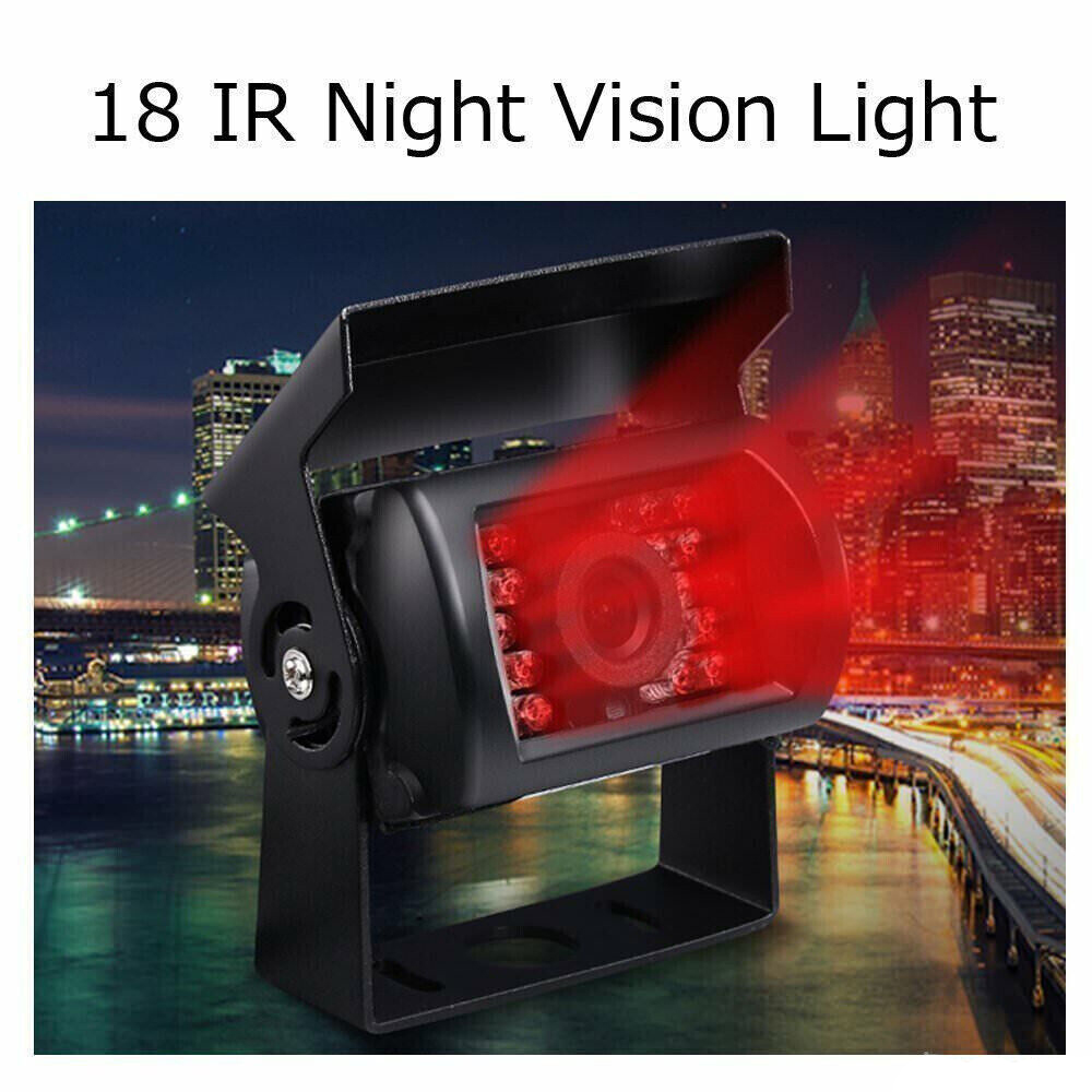 7'' Monitor 2 Waterproof Reversing Camera Car Rear View Kit For Truck Caravan photo 8