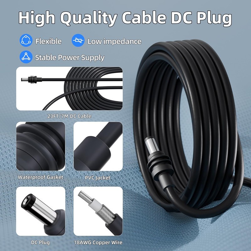 Starlink Mini 7M Cable 50A Anderson Plug With 12V-30V Step Up Converter 3.5A photo 2