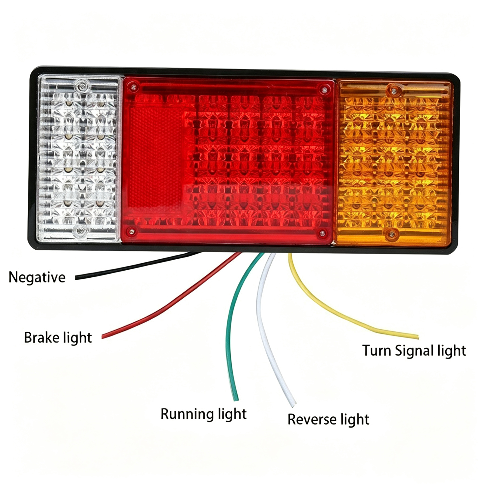 2X 44LED Tail Lights Trailer Ute Caravan Truck Stop Indicator Rear LAMP 10-30V photo 4