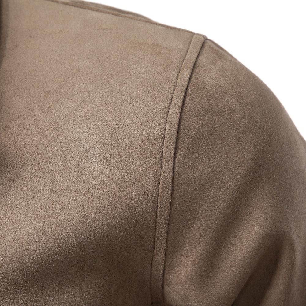 2026 Autumn Winter New Suede Collar Jacket For Men, Cross-Border Foreign Trade Business Casual Jacket For Men photo 3