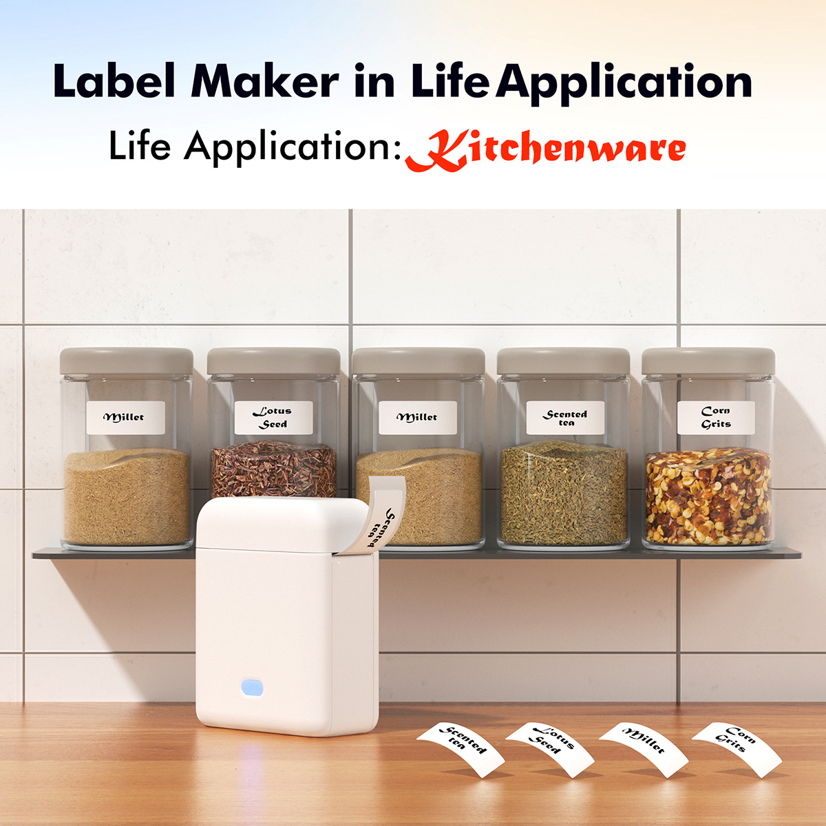 L12 Bluetooth Label Maker Machine Wireless Thermal Label Printer Sticker Gift AU photo 6