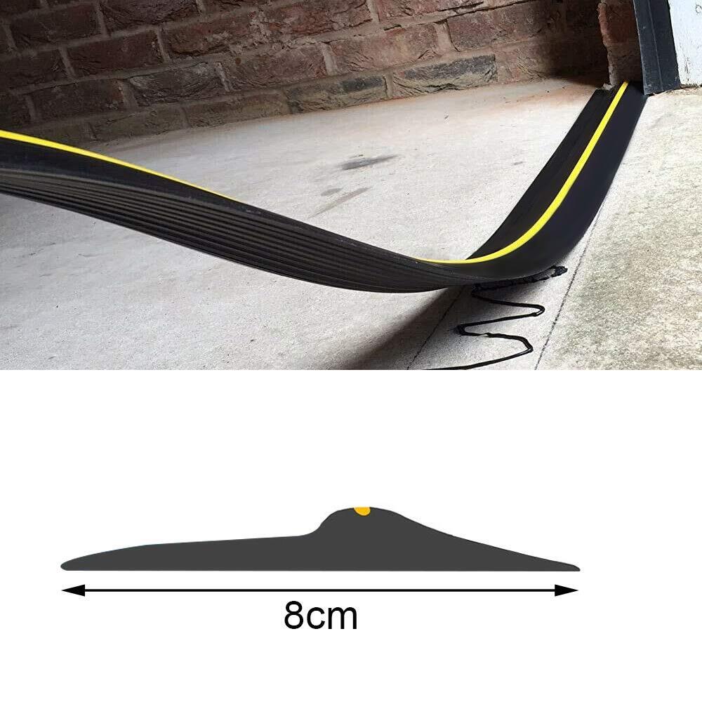 9-16ft Garage Door Floor Threshold Weather Heavy Duty Rubber Draught Excluder photo 7