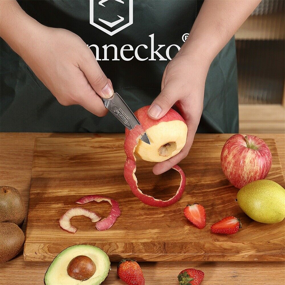 Sunnecko Paring Knife Knives 9 Cm Pointed Tip Fruit Vegetable Kitchen Knife photo 4