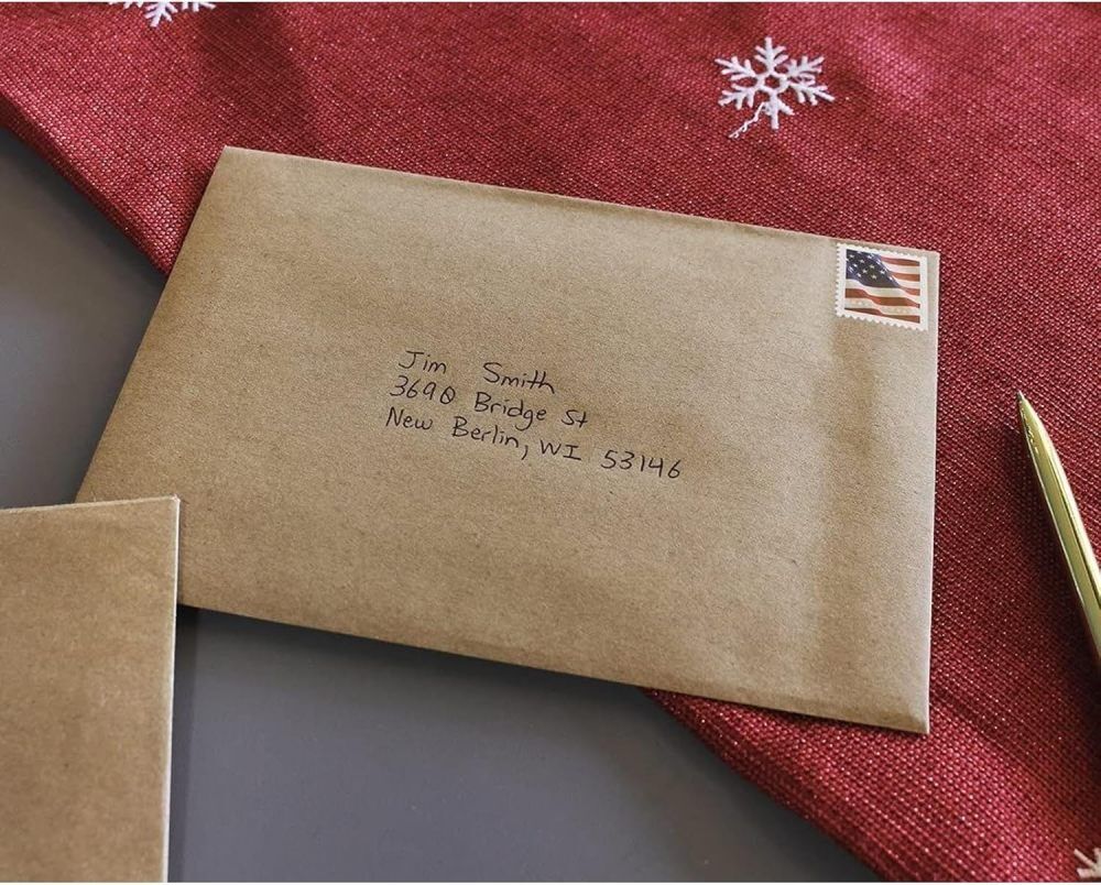 DL Brown Paper Envelopes 120GSM Self Seal Thick Letters Cards photo 5