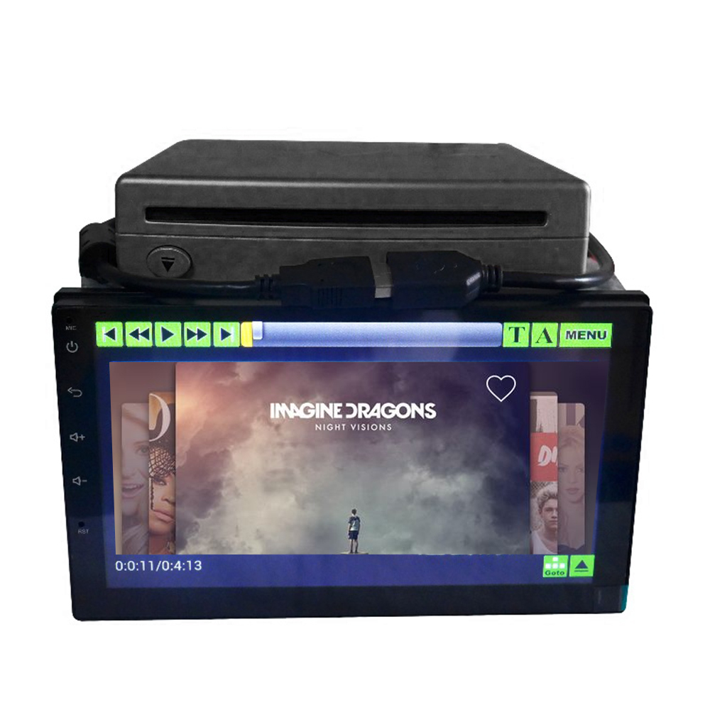 Car SUV Radio CD & VCD Dish Box Player External Stereo USB Interface For Android photo 6