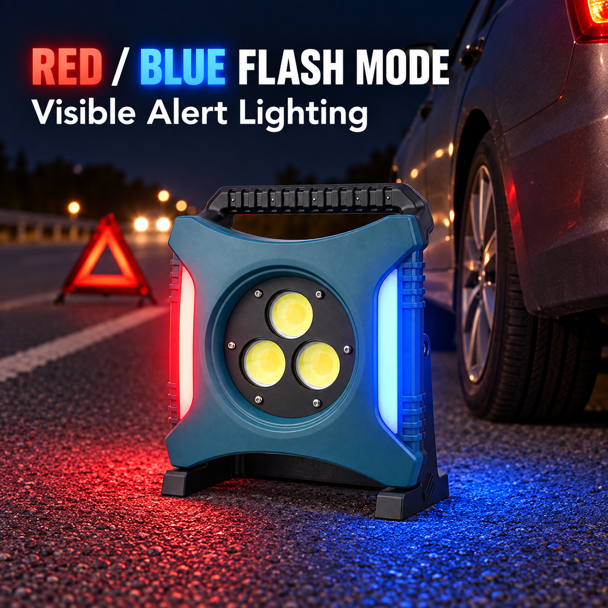Rechargeable Type C COB Batteryversion 18650 W8144 3 Hour Runtime LED Flood Light Adjustable Stand photo 2