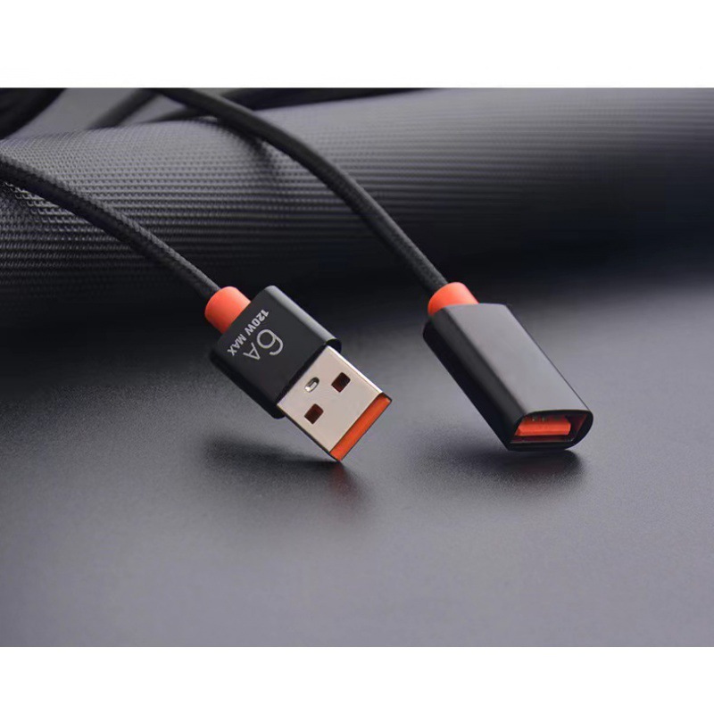 USB Male To Female Extension Cable, High Speed Data Transfer Extender Cord For Laptop, Desktop, TV And Car Devices photo 2