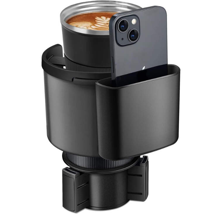 TYKOR Car Cup Holder Expander With Adjustable Base, Fits Bottles 16-46 OZ photo 1