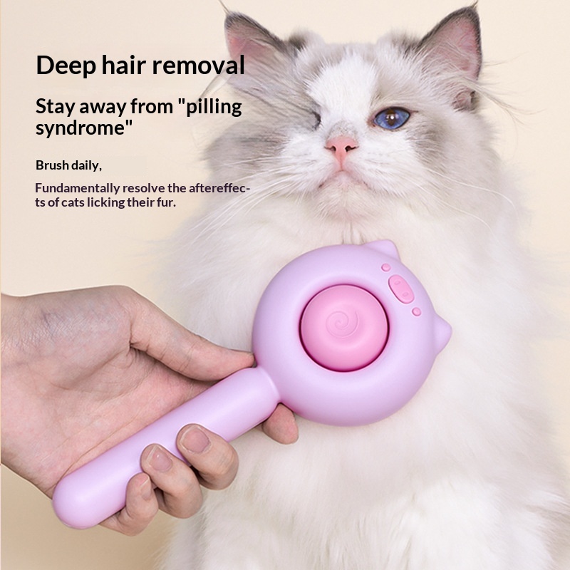 Pet Comb Open Knot Comb Cat Comb Dog Self-cleaning Needle Comb Cat Comb Brush Floating Hair A Generation Of Cross-border photo 3