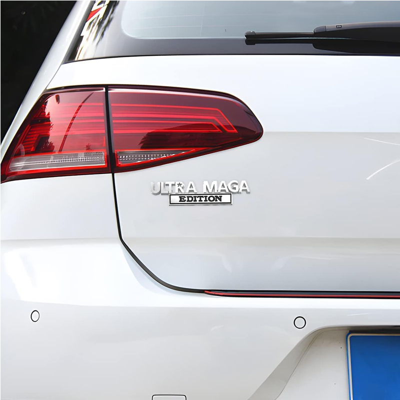 2pcs Ultra MAGA Edition Emblems, Emblem 3D Badge Decal Car Truck SUV,Refrigerator Sticker,Window Display Stickers,Bicycles, Laptops, Fridges photo 5