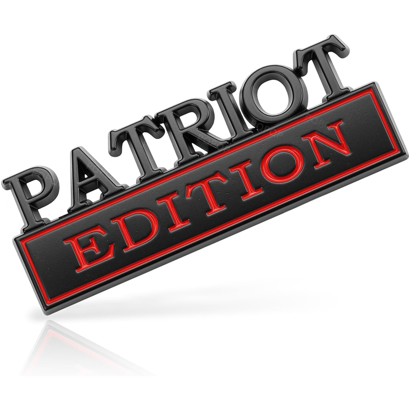 2pcs Patriot Edition Emblems, Emblem 3D Badge Decal Car Truck SUV,Refrigerator Sticker,Window Display Stickers,Bicycles, Laptops, Fridges photo 7