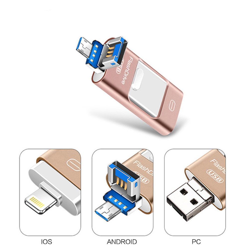 Universal Three-in-one USB Drive For Mobile Phone And Computer photo 1