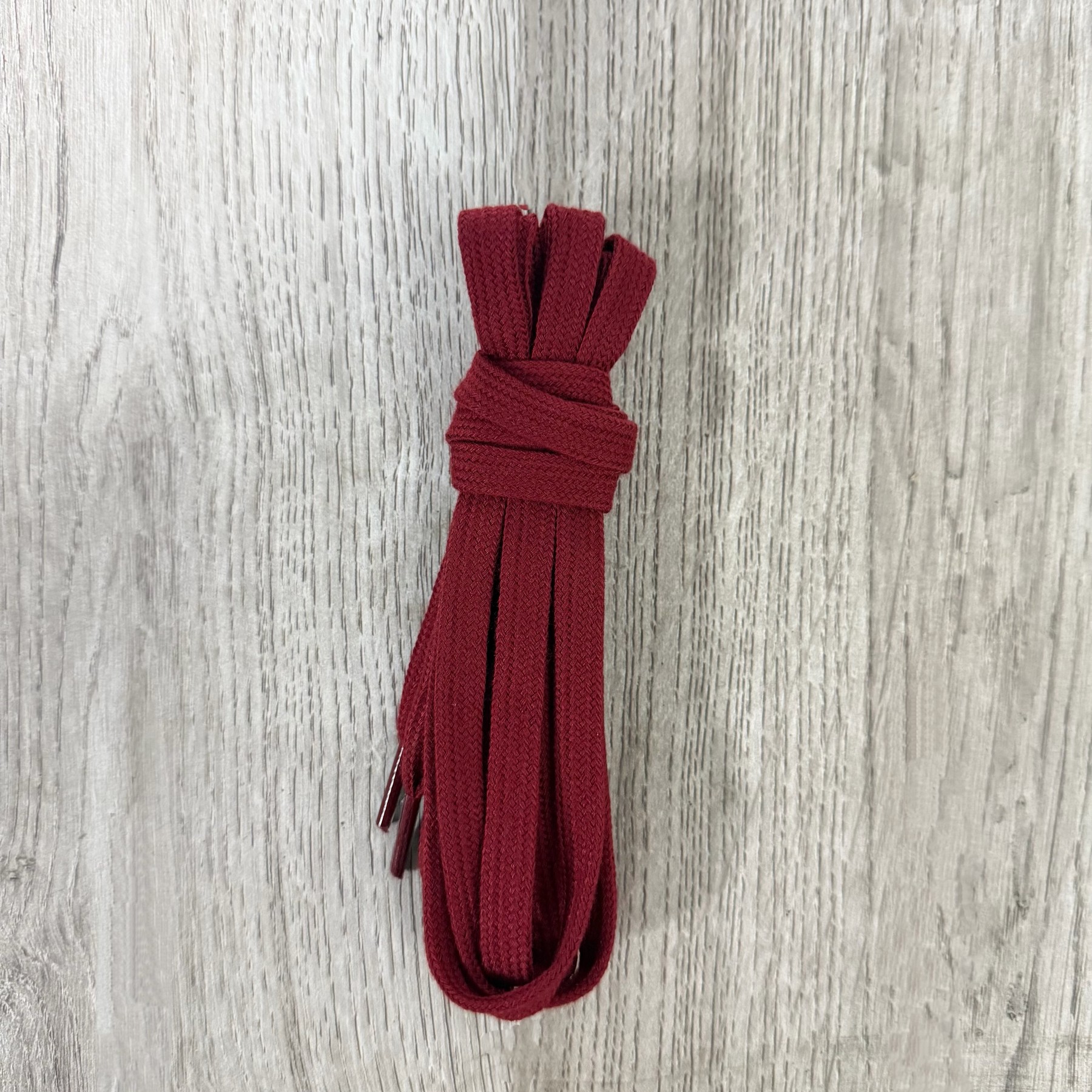 Flat Solid-Color Cotton Shoelaces photo 4