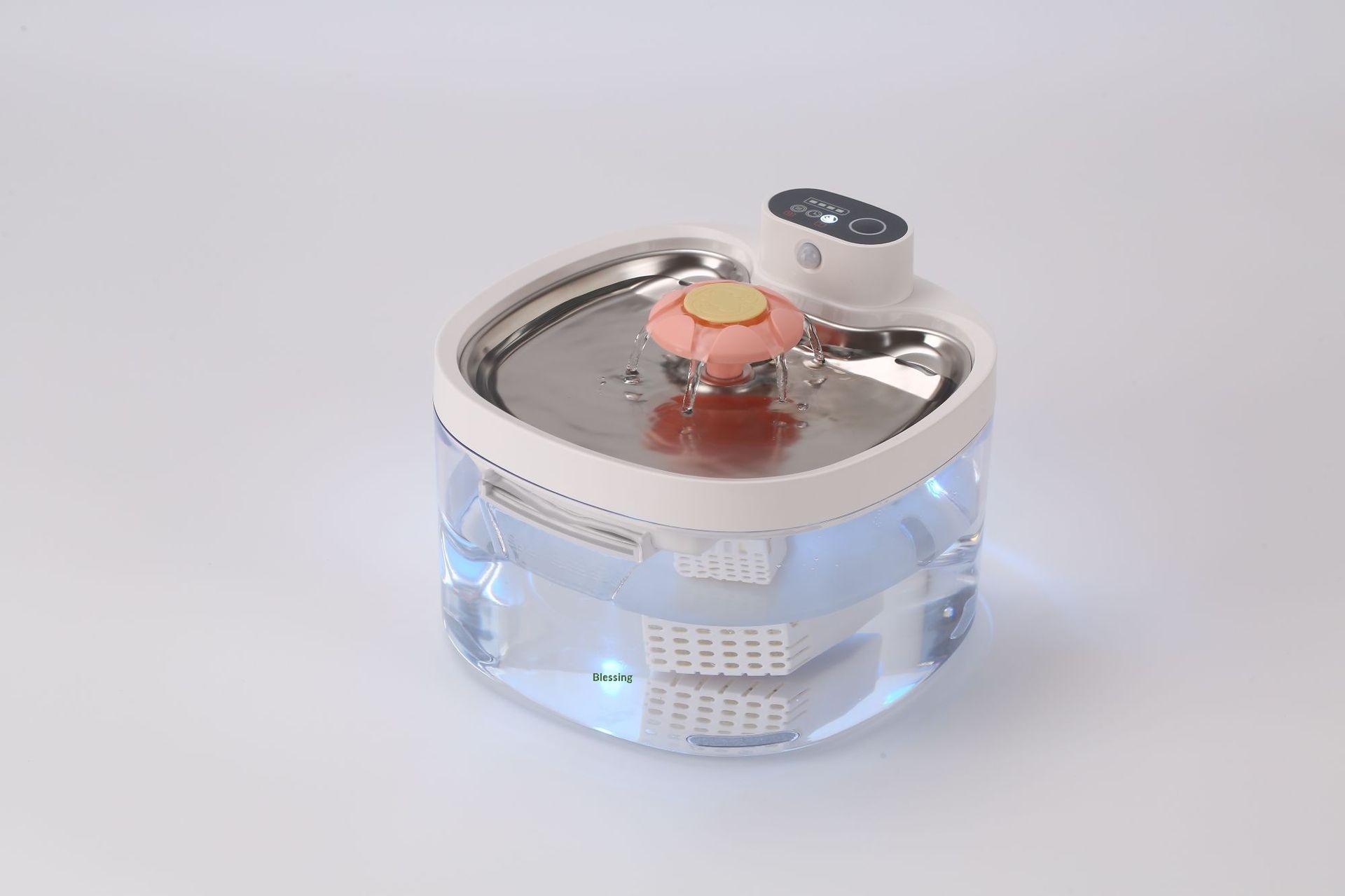 Smart Circulating Filtered Pet Water Fountain photo 1