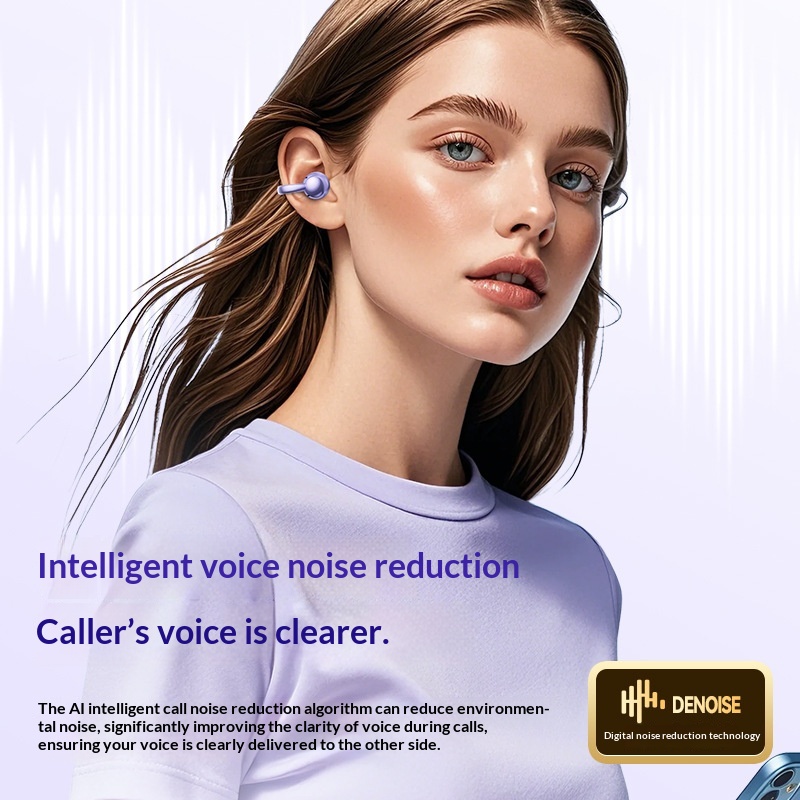 M97 Cross Border 2025 Hot Selling External Digital Display Wireless Dedicated Private Model Ear Clip Type Original Genuine Bluetooth Earphones Wholesale photo 4
