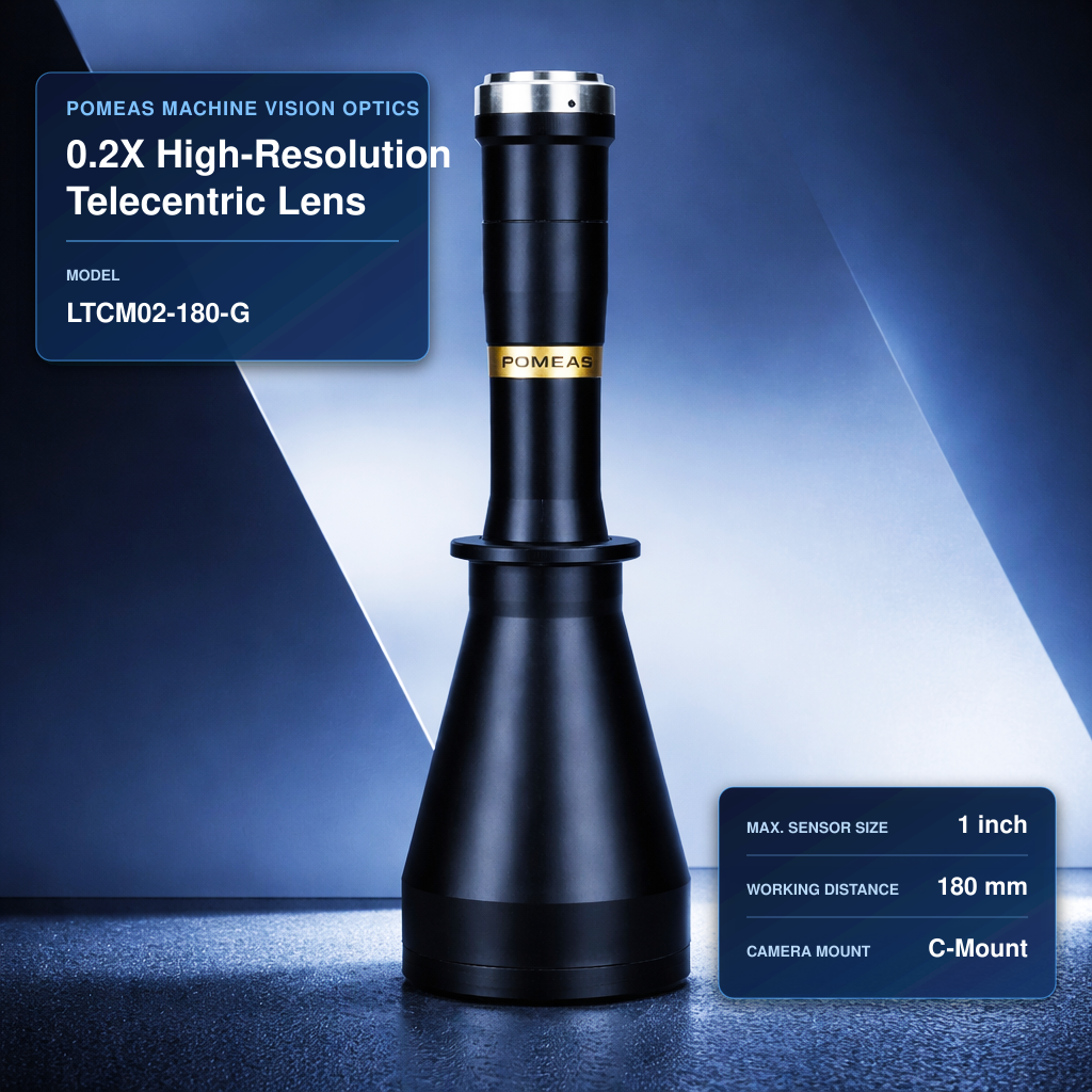 0.2X High-Resolution C-Mount Telecentric Lens For Large-Field Precision Measurement, 180 Mm WD photo 5