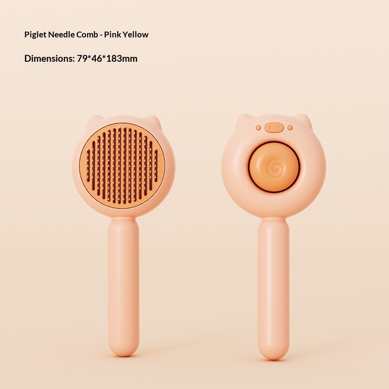 Pet Comb Open Knot Comb Cat Comb Dog Self-cleaning Needle Comb Cat Comb Brush Floating Hair A Generation Of Cross-border photo 4
