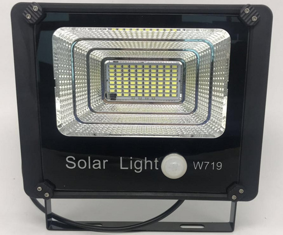Solar Powered Motion Sensor LED Work Light 80W 5000mAh For W719 Remote Control Street Battery photo 1