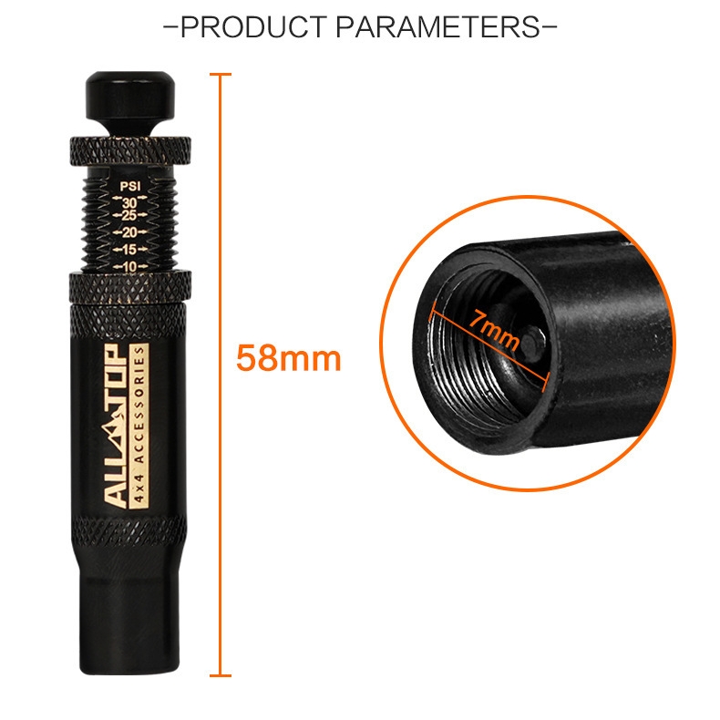4PCS Tyre Deflators Air Quick Deflator 10-30 PSI Tire Valve Core Tool Portable photo 2