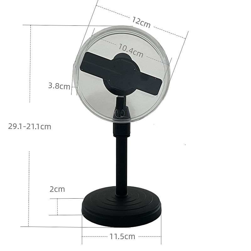 Wiilala Disesktop 3D Holographic Fan, 4.72 Inch  With WiFi Projector, Built-in Video - HD  LED Holographic Display Screen, Suitable For Shops, Festival Gifts  Built Built-in Speaker Bluetooth,5V2A-USB photo 8