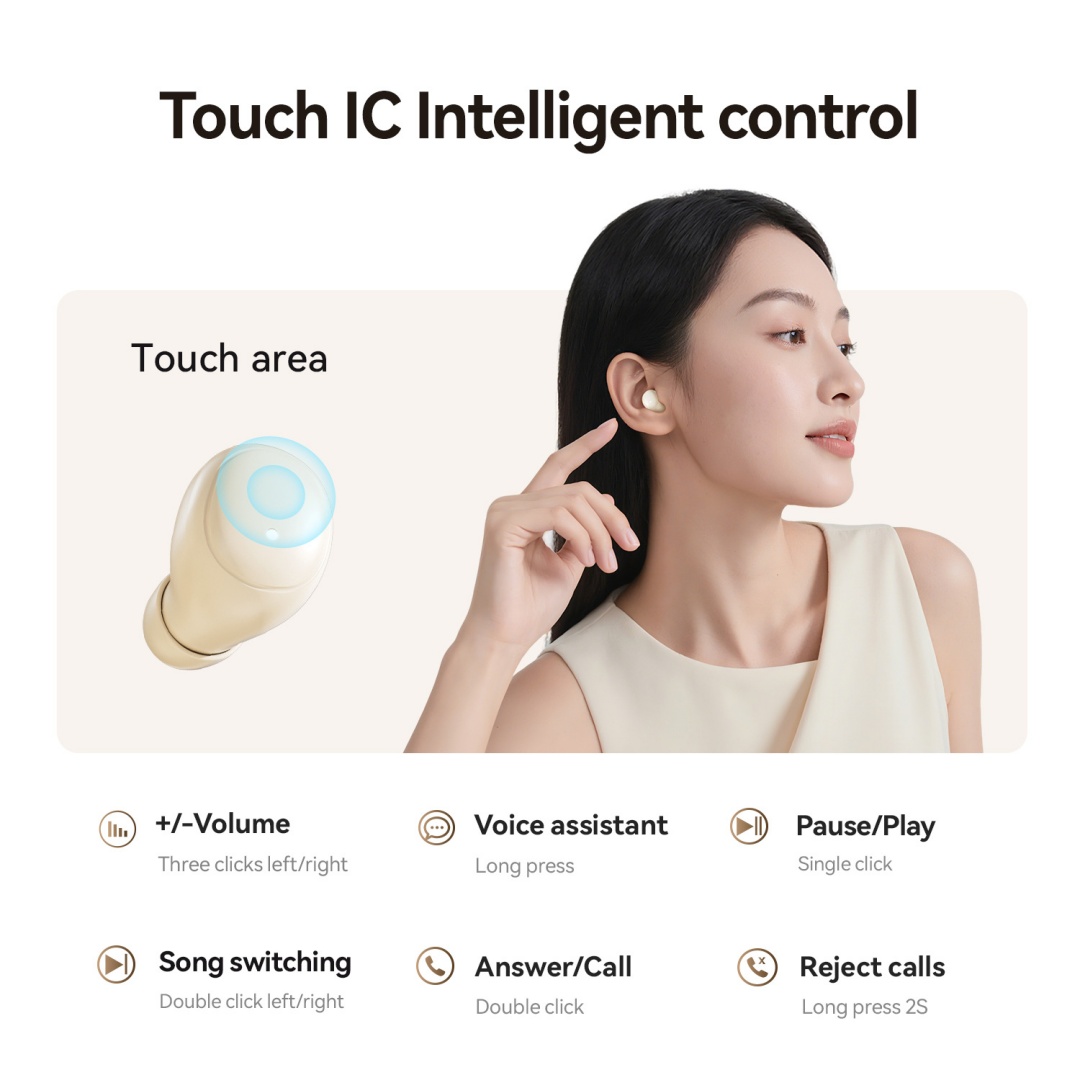 Cross Border Explosion M127 Long Range Hanging Earphone Private Model High Color Value Low Latency Wireless Bluetooth Headphones Wholesale photo 2