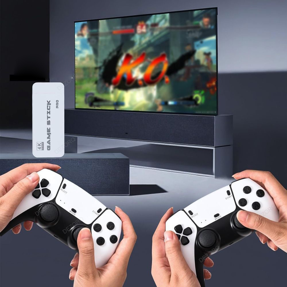 M15 40000-4K  TV Video Game Stick Retro Gaming Console 2 Wireless Controller photo 8