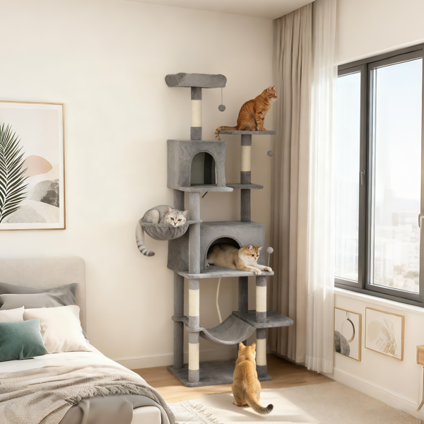 Multi-Level Cat Tower photo 1