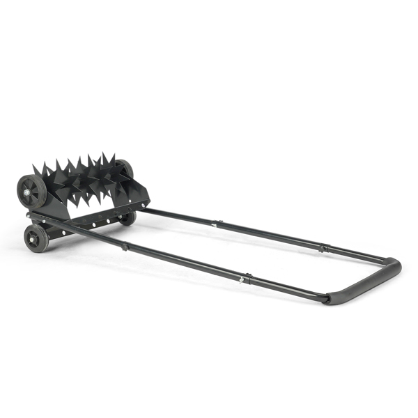 19in Push Spike Aerator, Heavy Duty Rolling Lawn Aerator, Rotary Spike Lawn Aerator, Manual Aeration Equipment With U-shaped Handle, For Lawn Garden Yard Grass Aeration photo 8