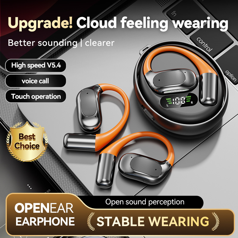 Cross Border Explosion M113 Hanging Earphone Rotating Small Coconut Ball Ultra Long Life High Color Value Bluetooth Headphones Customized photo 5