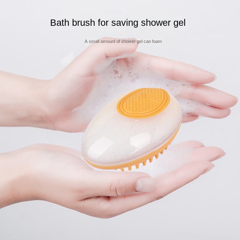 Dog Cat Bath Brush 2-in-1 Pet SPA Massage Comb Soft Silicone Pets Shower Hair Grooming Cmob Dog Cleaning Tool Pet Products photo 4