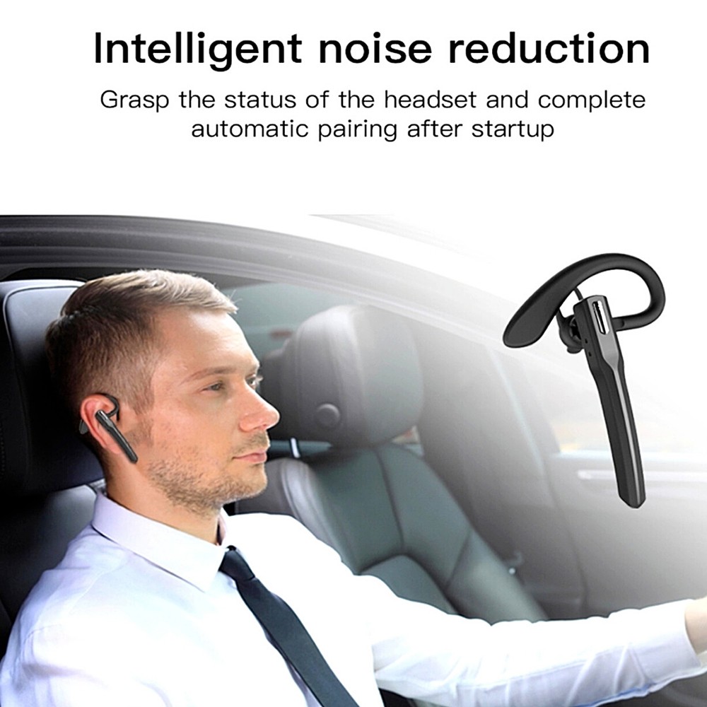 Bluetooth Wireless Headphones Business Trucker Handsfree Earpiece Headset Mic AU photo 3
