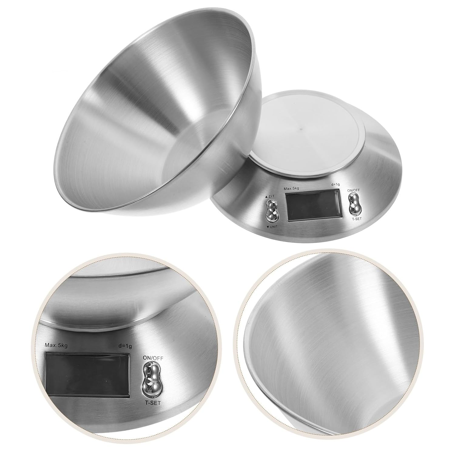 Compact Stainless Steel Electronic Kitchen Scale - Large Capacity Food Scale - Suitable For Both Household And Commercial Use - Multi-functional Electronic Food Scale photo 3