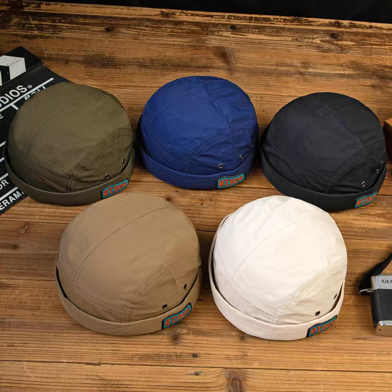 Japanese-style Thin-brimmed Straw Hat With Patch Lettering, Breathable Mesh, Casual And Versatile Hip-hop Felt Hat photo 4