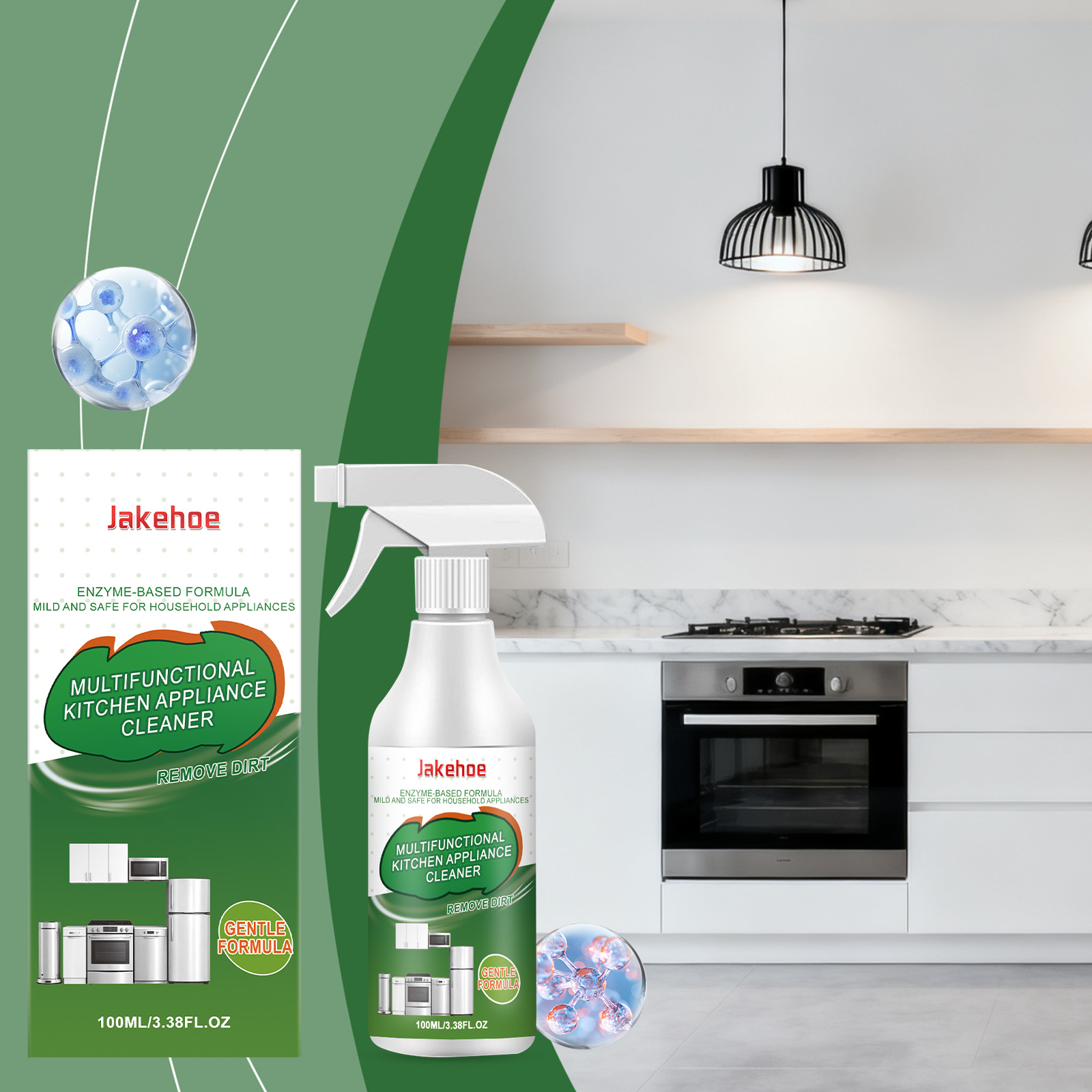 Kitchen Appliance Cleaner 1 0 0ml0-box photo 3