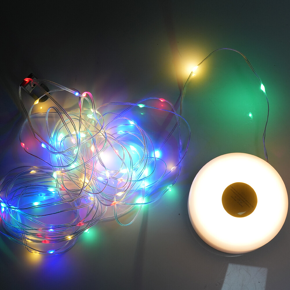 8m Outdoor Portable Waterproof Camping String Lights Stowable String Light photo 3