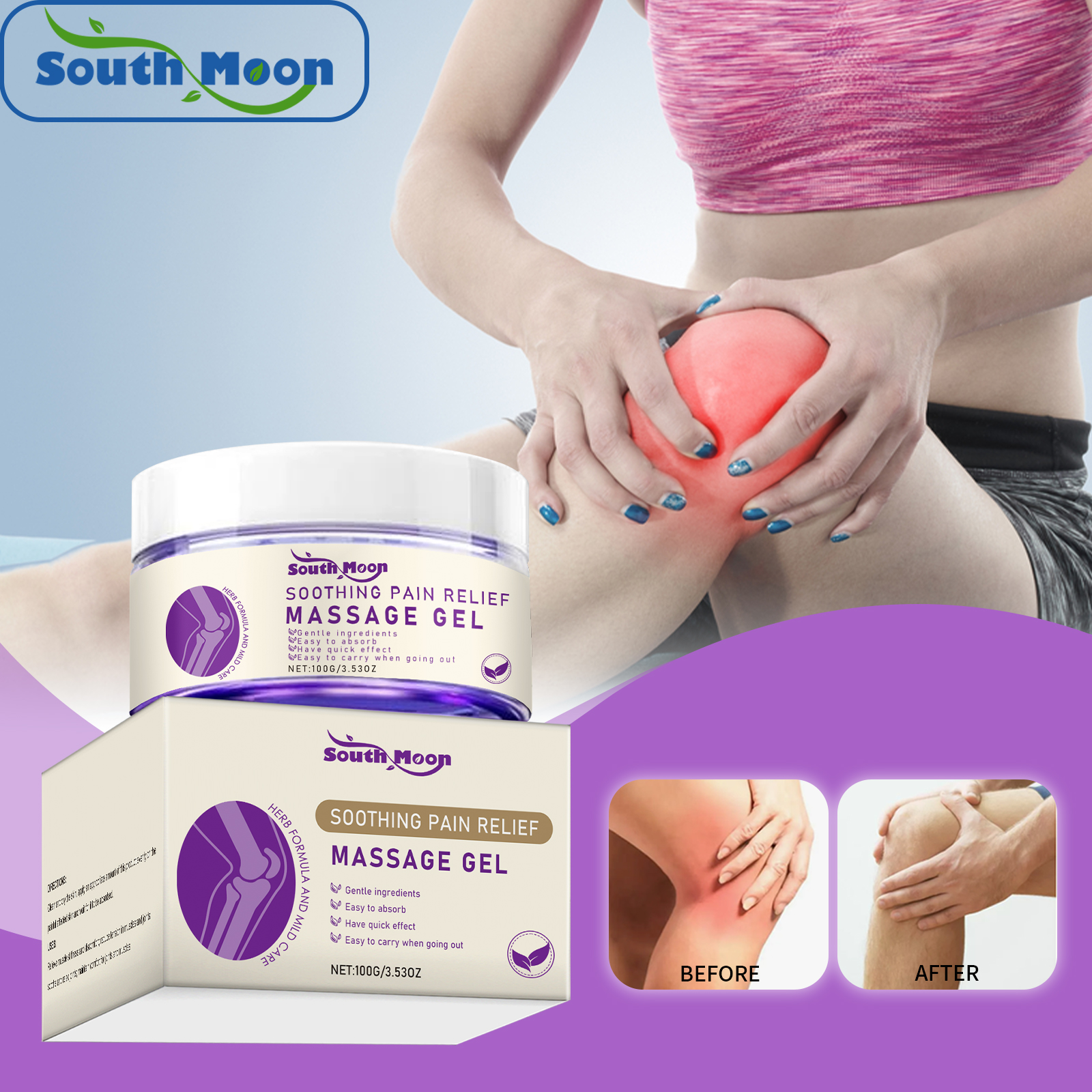 Calming Massage Gel 1 00g 1box photo 2