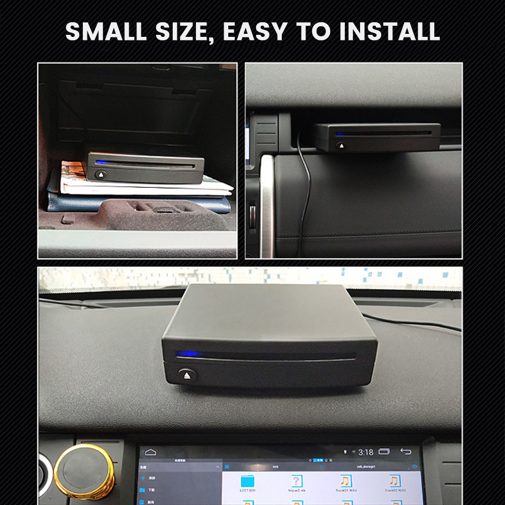Car SUV Radio CD & VCD Dish Box Player External Stereo USB Interface For Android photo 3
