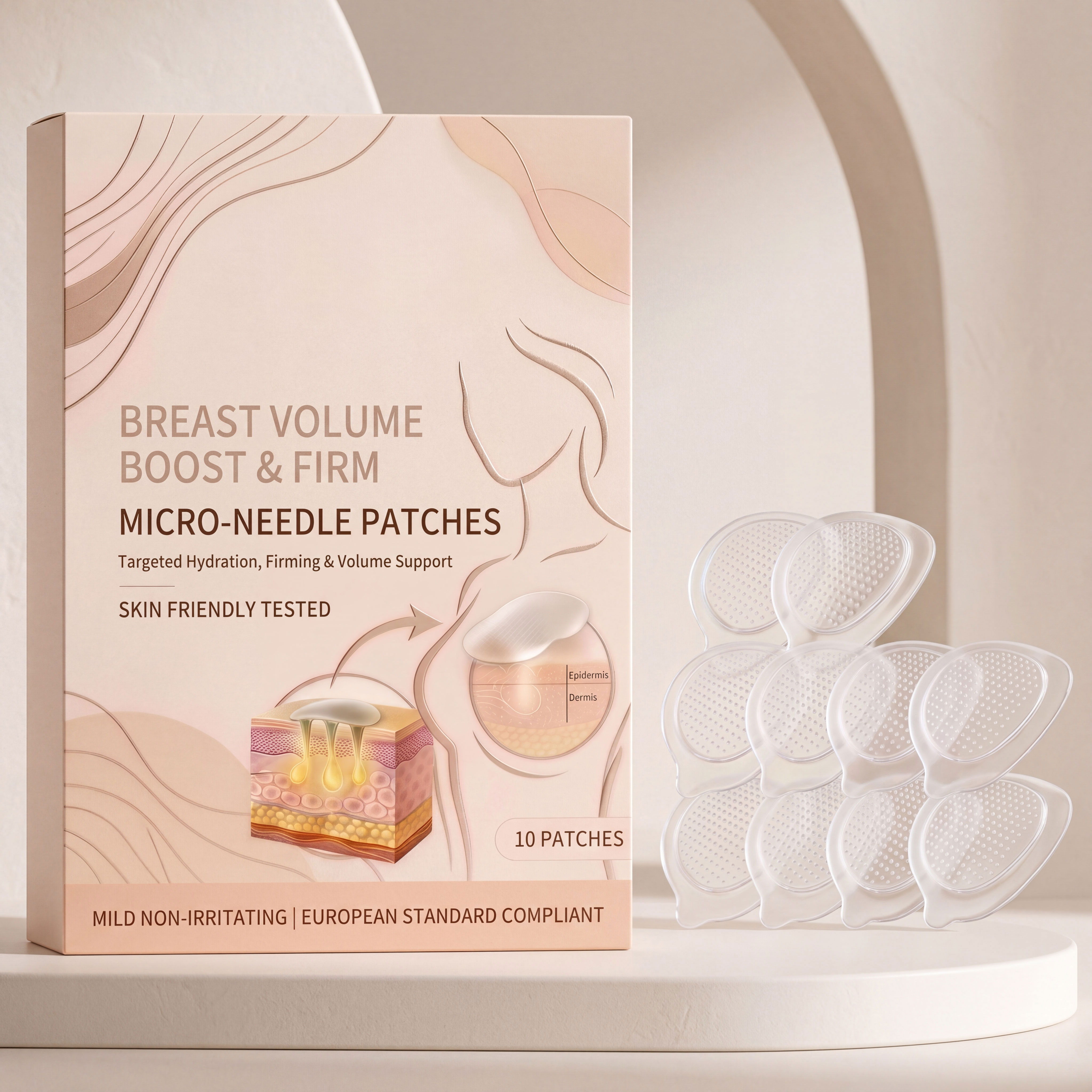 Chest Abundance Microneedle Sticker 10pcs 1box photo 7
