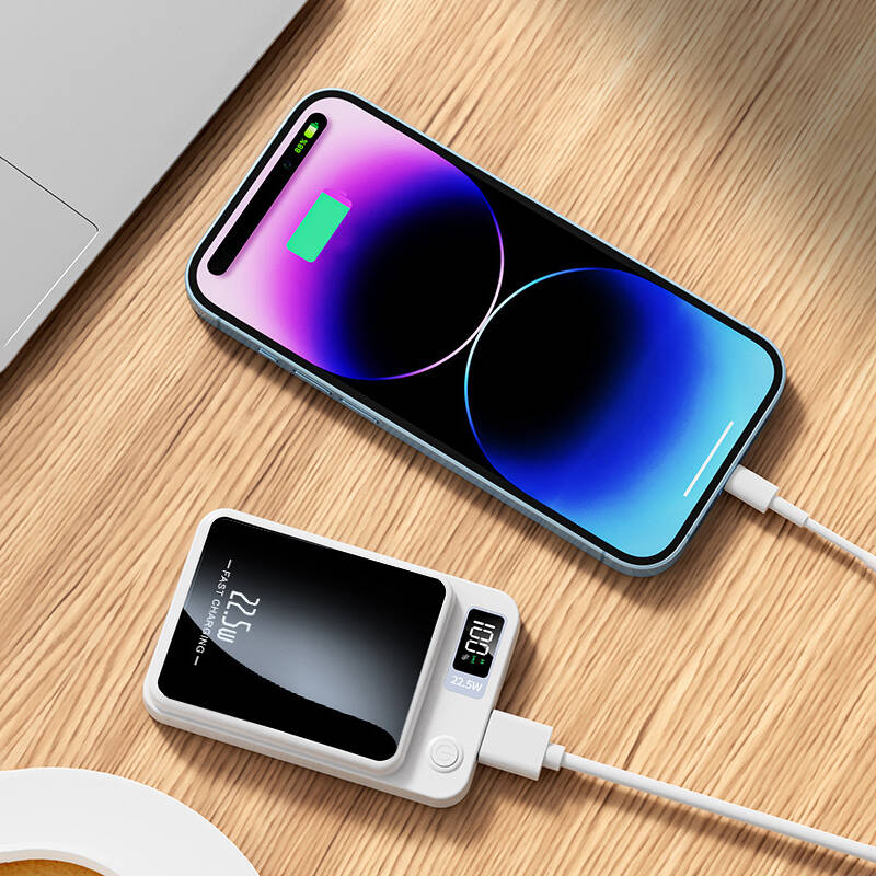 12000mAh Magnetic Wireless Power Bank With LED Display, 22.5W Fast Charging, Portable For Multiple Devices photo 6