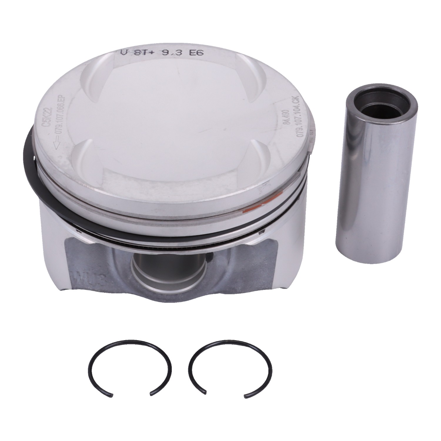 8x Pistons & Rings Set STD 9.3 To 1 For -Audi RS6 C7 RS7 S8 4.0 TFSI CTF CWN CRD DDTA photo 3