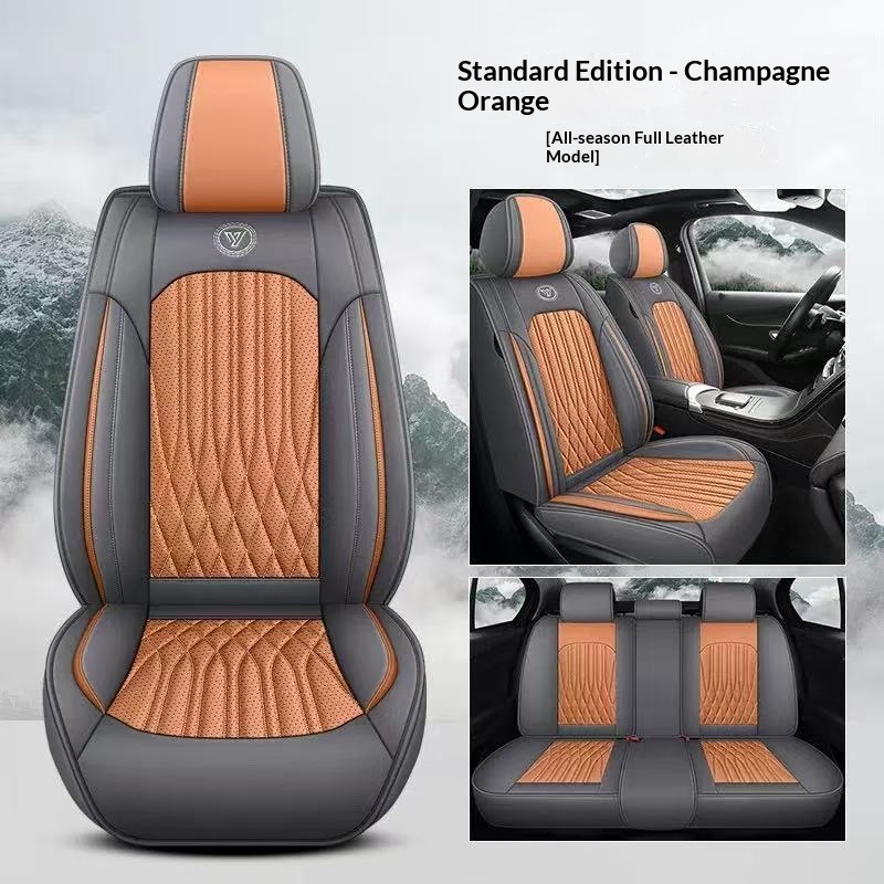 Full-coverage Car Seat Covers With Elegant Lines photo 5