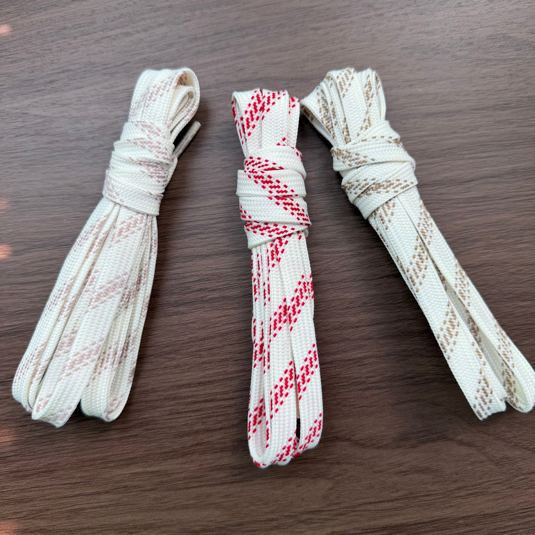 Flat Ribbon Diagonal-Jacquard Shoelaces photo 5