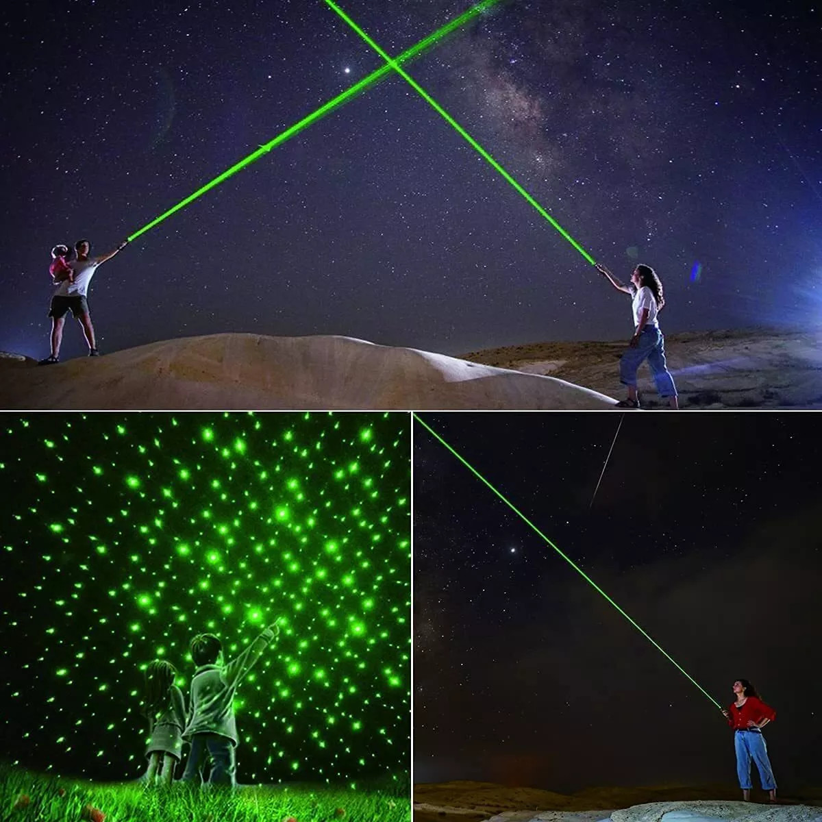 Strong Beam Green Laser Pointer Pen 533nm Lazer Torch Rechargeable photo 6