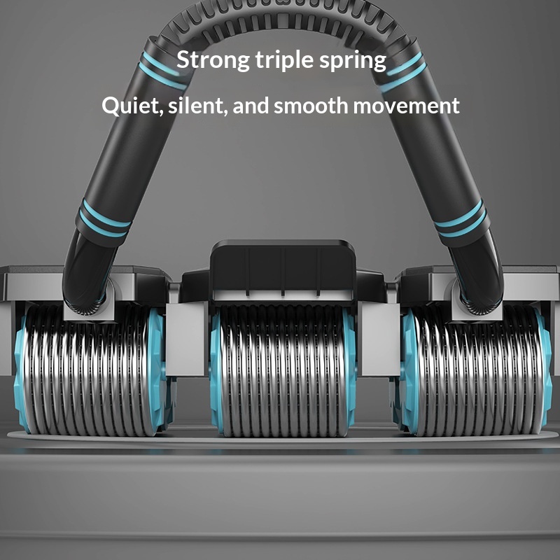 Abdominal Wheel Automatic Rebound Abdominal Muscle Training Artifact Skinny Belly 2024 New Four-wheel Abdominal Wheel Exercise Fitness Equipment photo 5