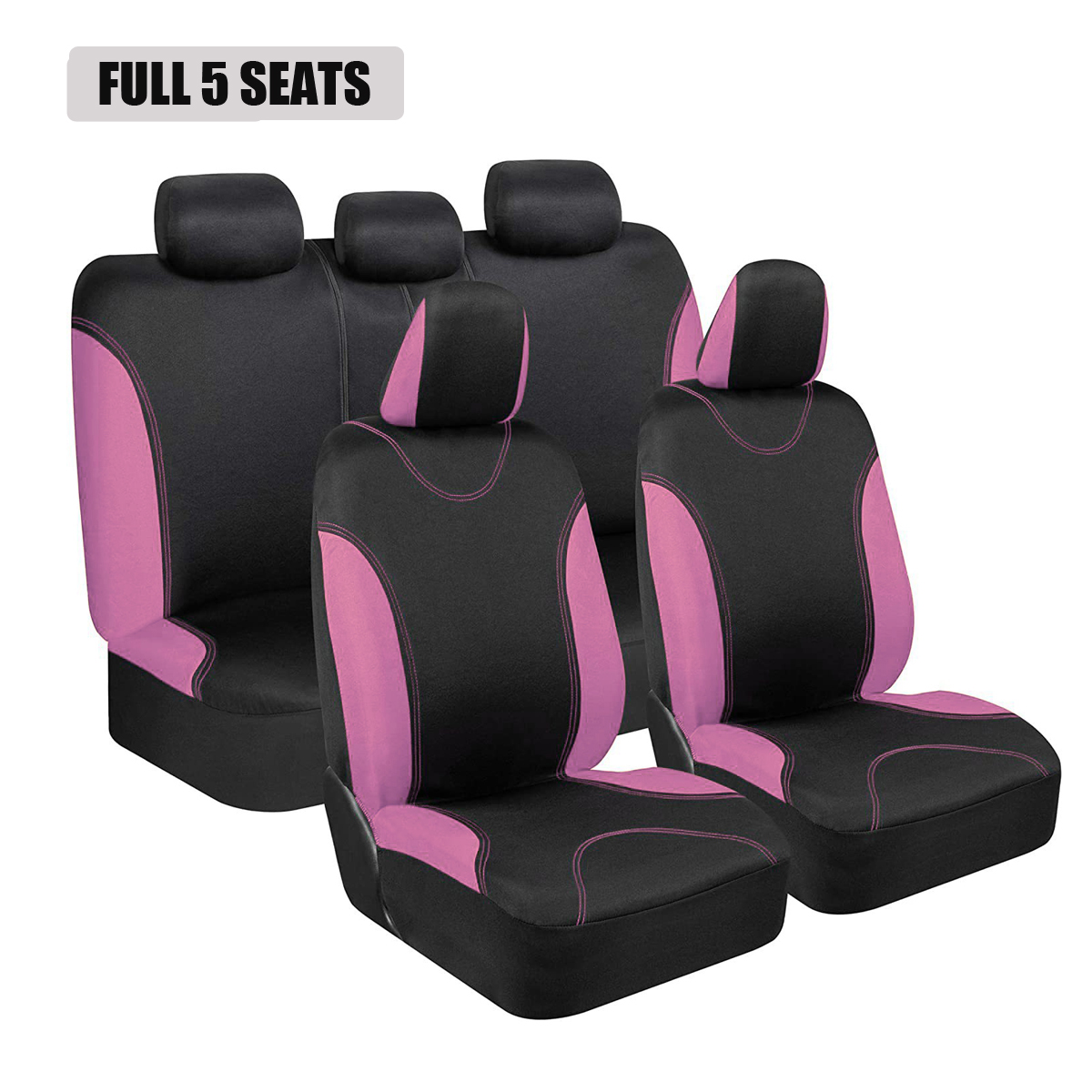 5-Seat Car Seat Cover, Classic And Timeless Design, Thin 2mm Thickness, Suitable For All Seasons photo 5