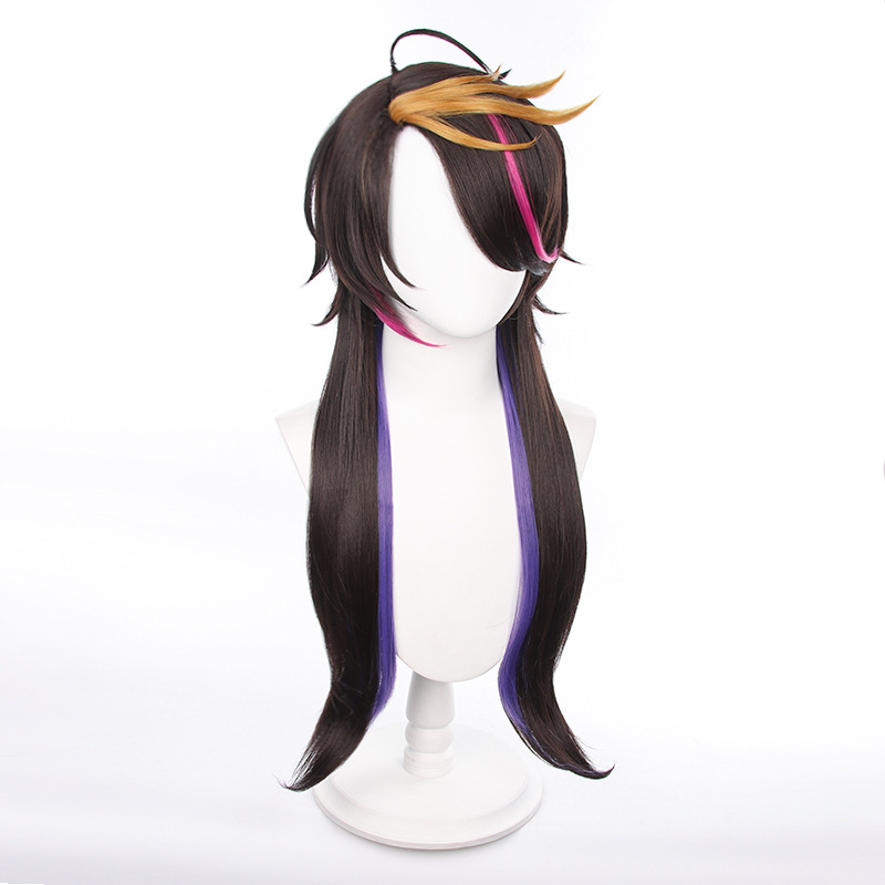 ShuYamino Cos Wig Highlights Long Trailing Hair photo 2
