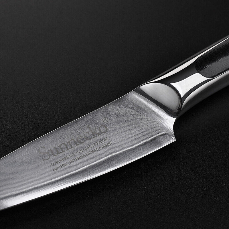 Sunnecko Paring Knife Knives 9 Cm Pointed Tip Fruit Vegetable Kitchen Knife photo 8